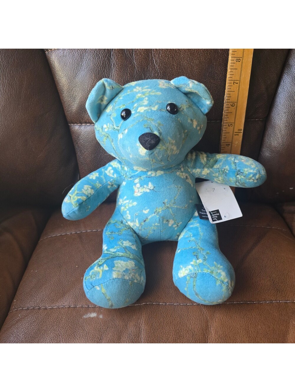 Van Gogh Museum Amsterdam Almond Blossom Blue Plush Teddy Bear NWT 8" Art